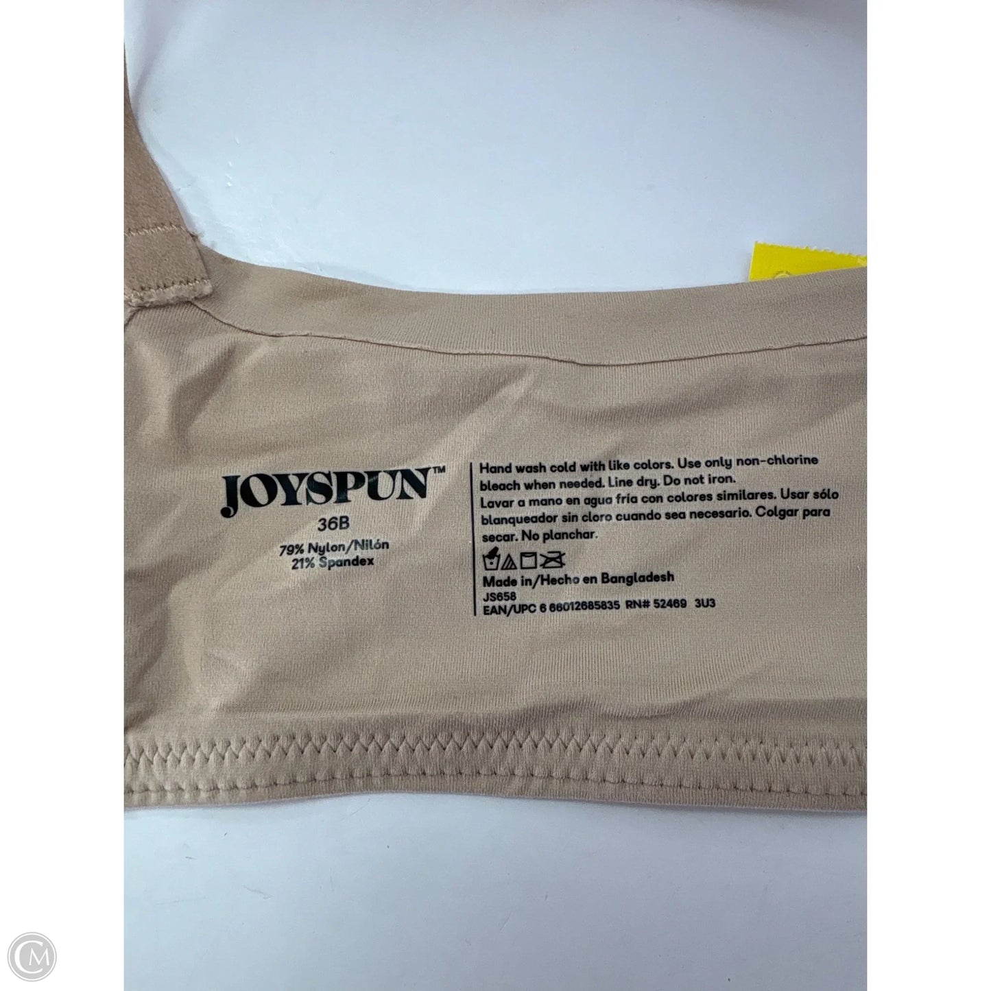 Bra By Joyspun In Beige, Size: 0