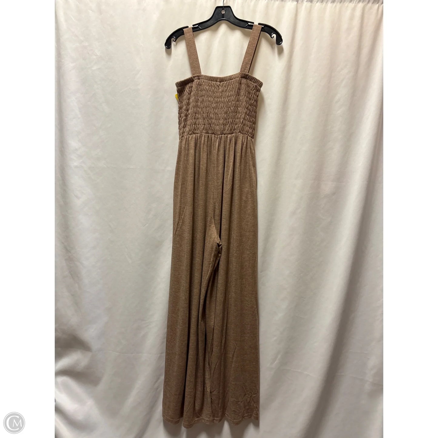Jumpsuit By Clothes Mentor In Taupe, Size: S