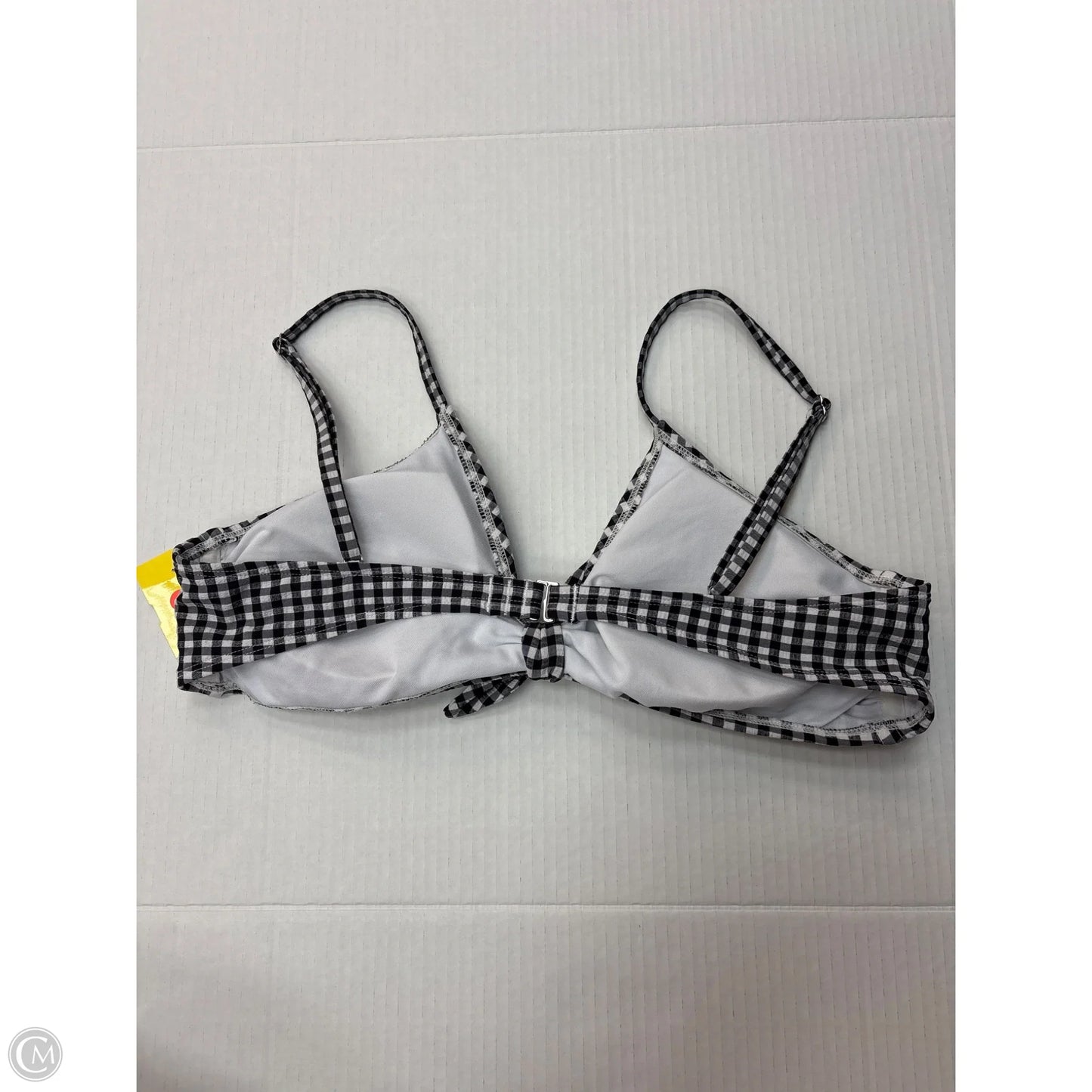 Swimsuit Top By Xhilaration In Black & White, Size: Xl