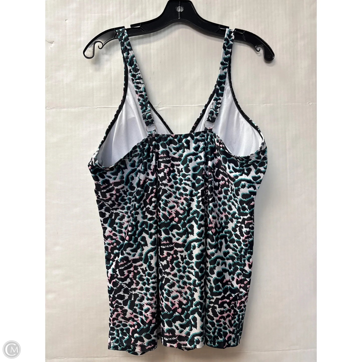 Swimsuit Top By Clothes Mentor In Black, Size: 2x