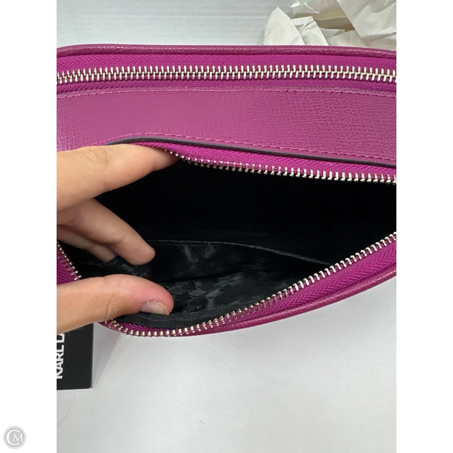 Crossbody Designer By Karl Lagerfeld, Size: Medium