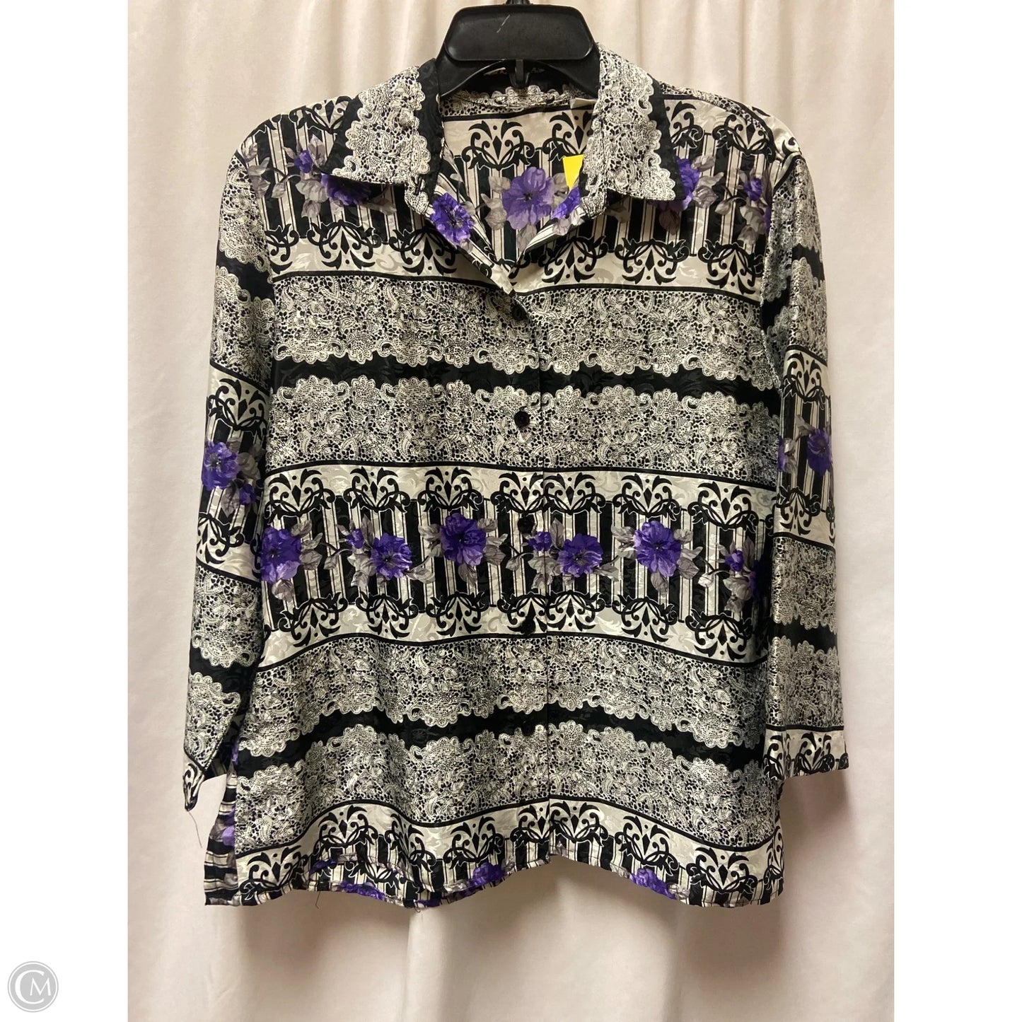 Top 3/4 Sleeve By Clothes Mentor In Purple, Size: 10