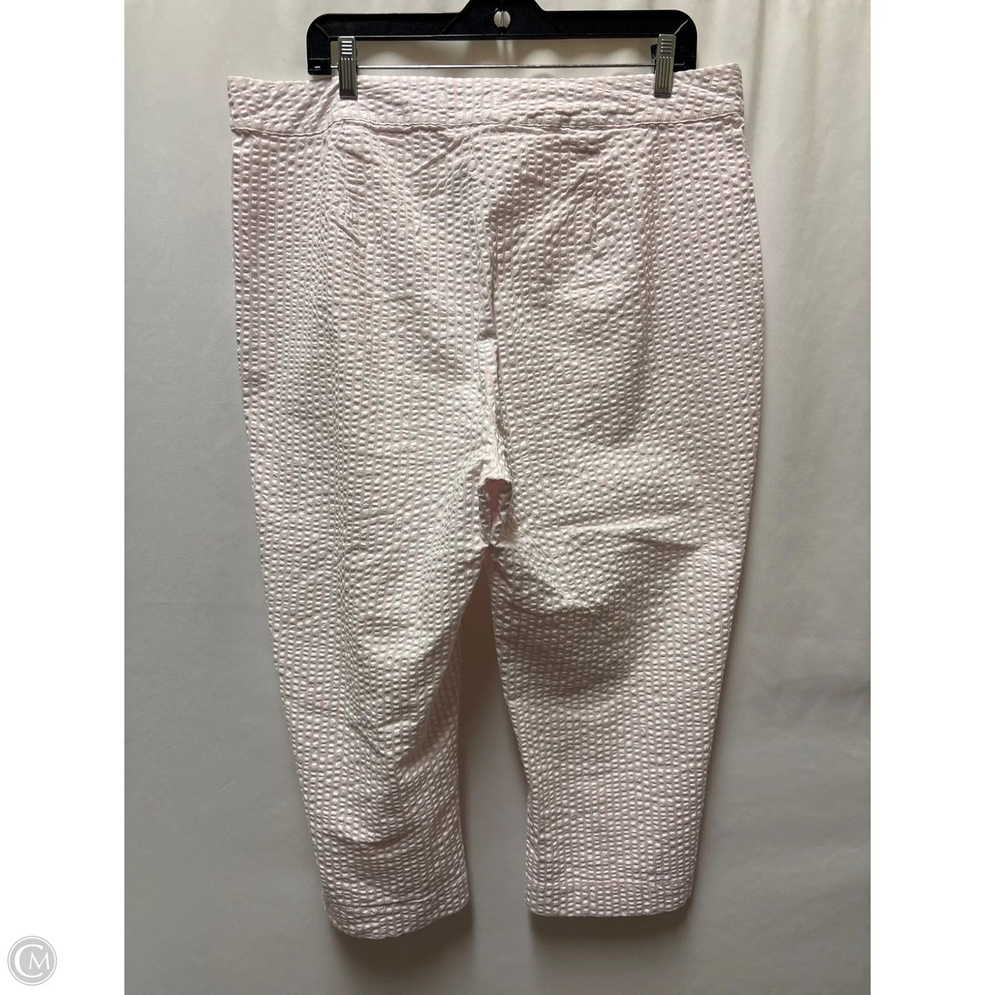 Capris By Kim Rogers In Pink & White, Size: 14