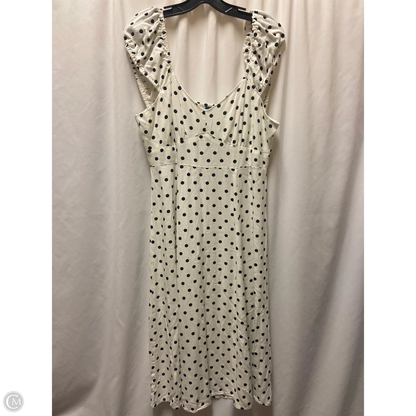 Dress Casual Maxi By Old Navy In Black & White, Size: L