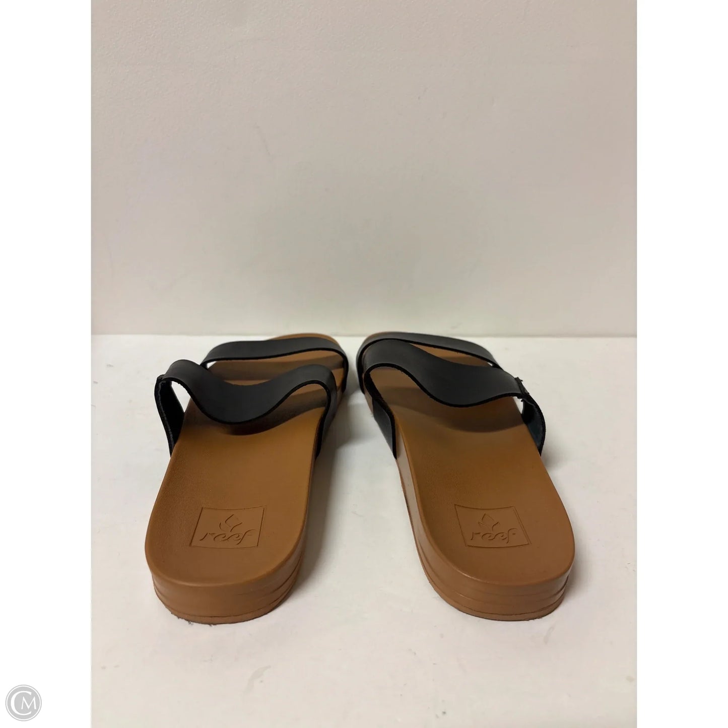 Sandals Flats By Reef In Black, Size: 9