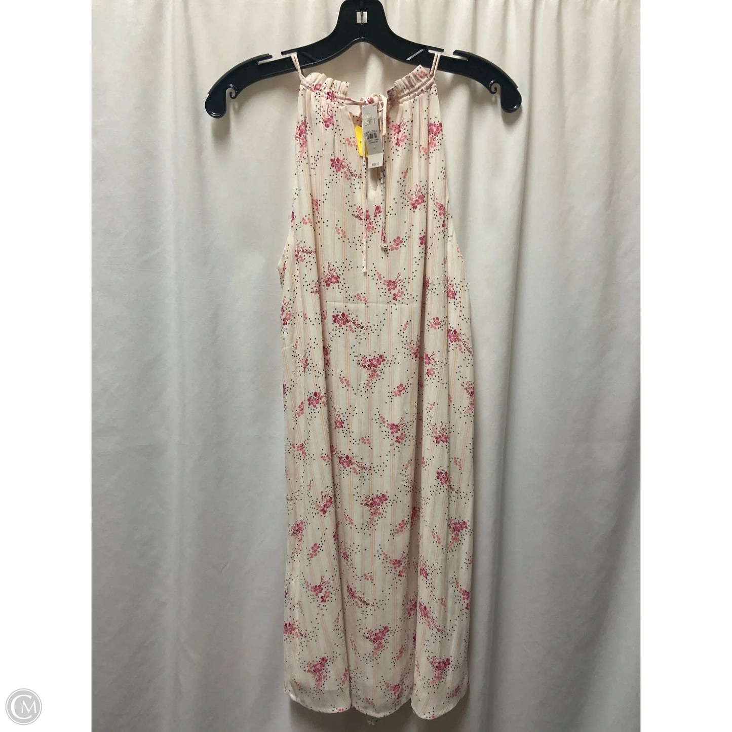 Dress Casual Midi By Loft In White, Size: M