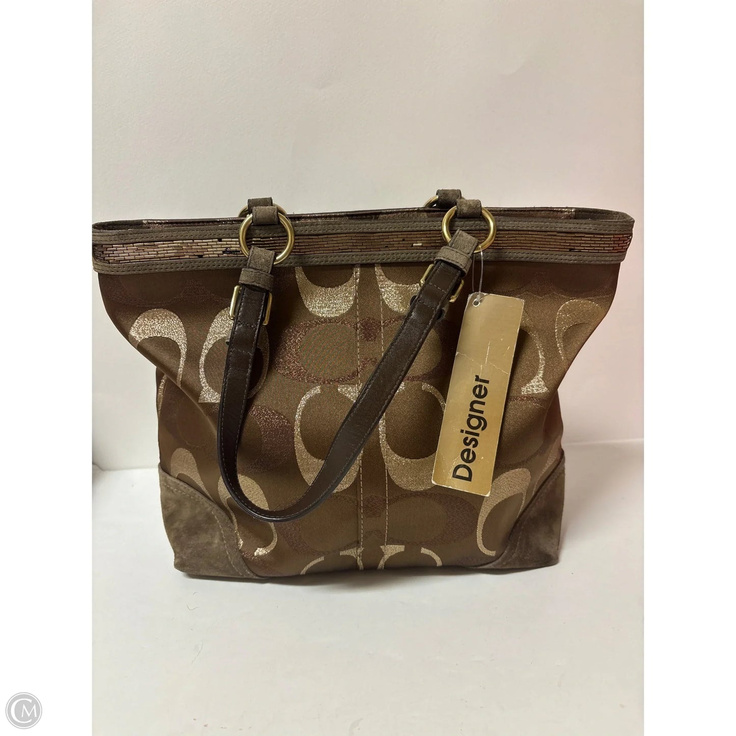 Handbag Designer By Coach, Size: Large