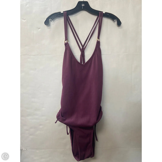 Swimsuit By Time And Tru In Purple, Size: L