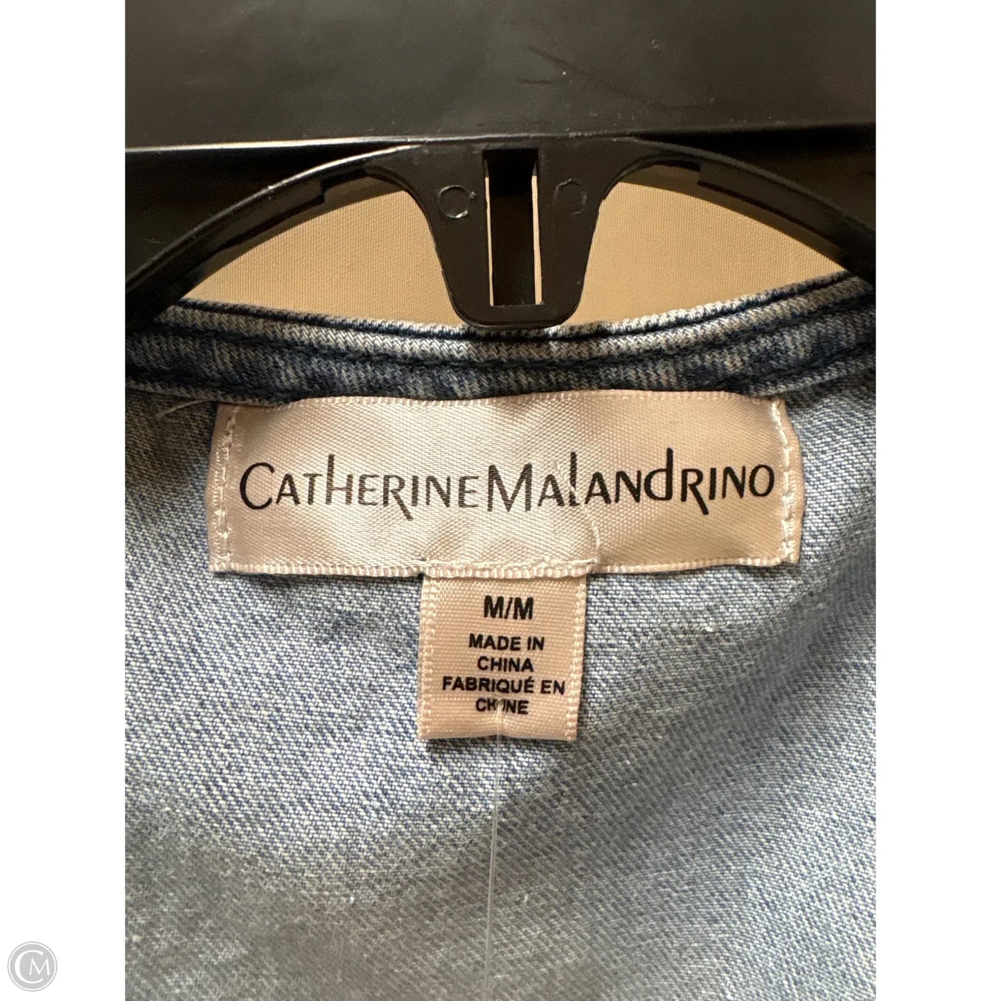 Vest Other By Catherine Malandrino In Blue Denim, Size: M