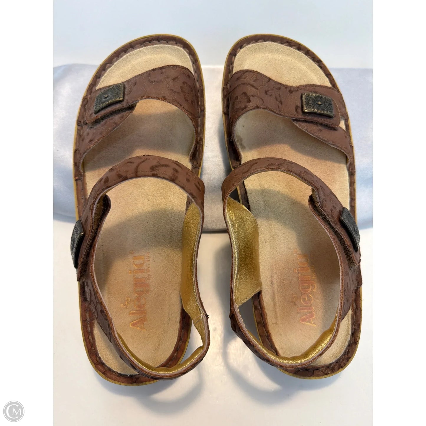 Sandals Flats By Alegria In Brown, Size: 8.5
