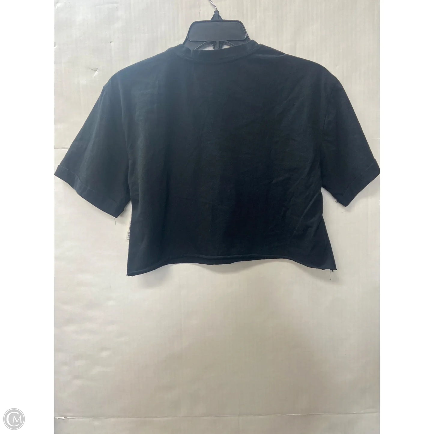 Top Short Sleeve By Clothes Mentor In Black, Size: Xl