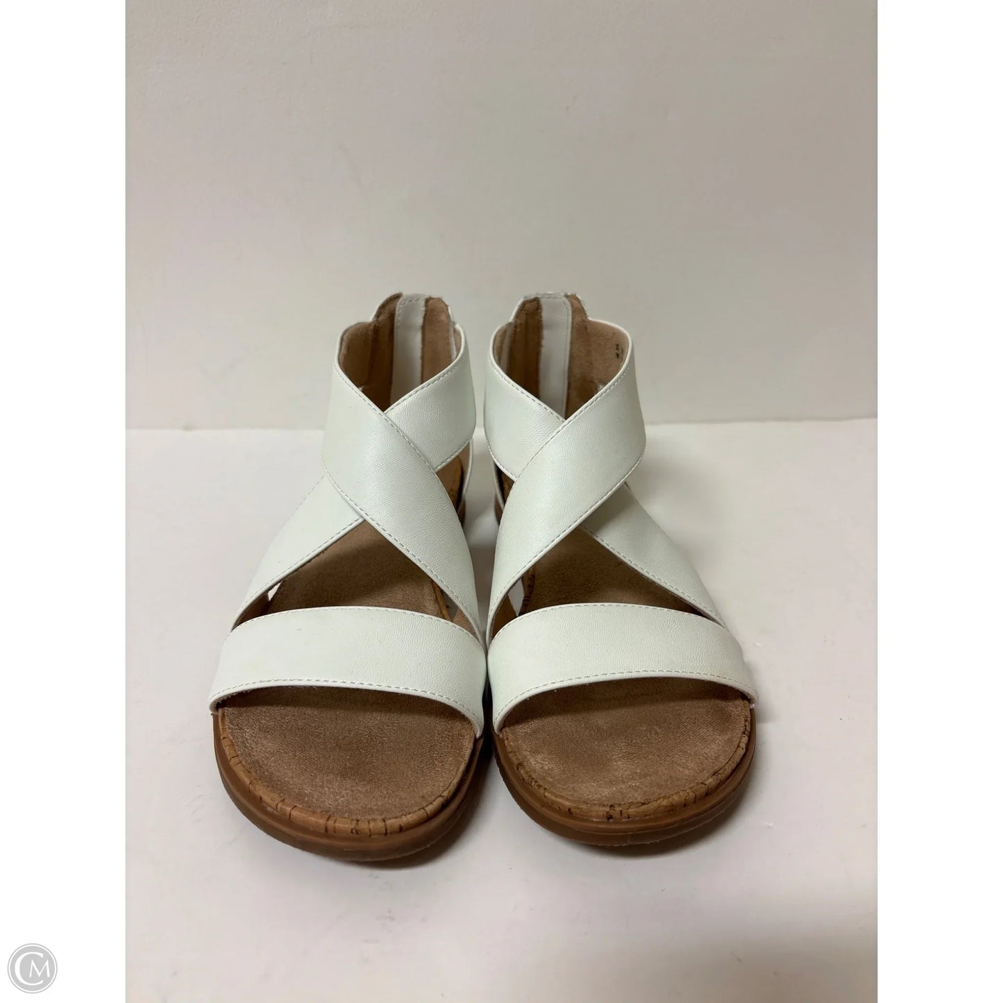 Sandals Heels Wedge By Naturalizer In White, Size: 7