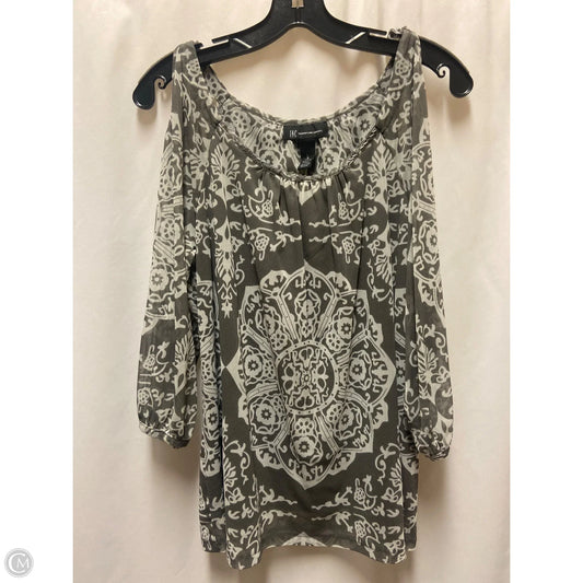 Top Short Sleeve By Inc In Green, Size: L