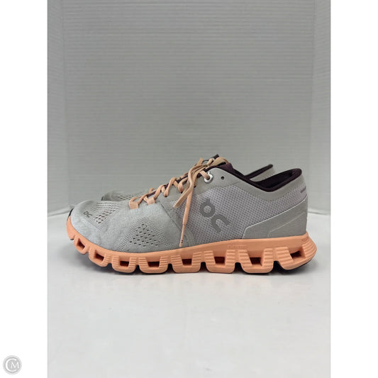 Shoes Athletic By On Cloud In Grey, Size: 7.5