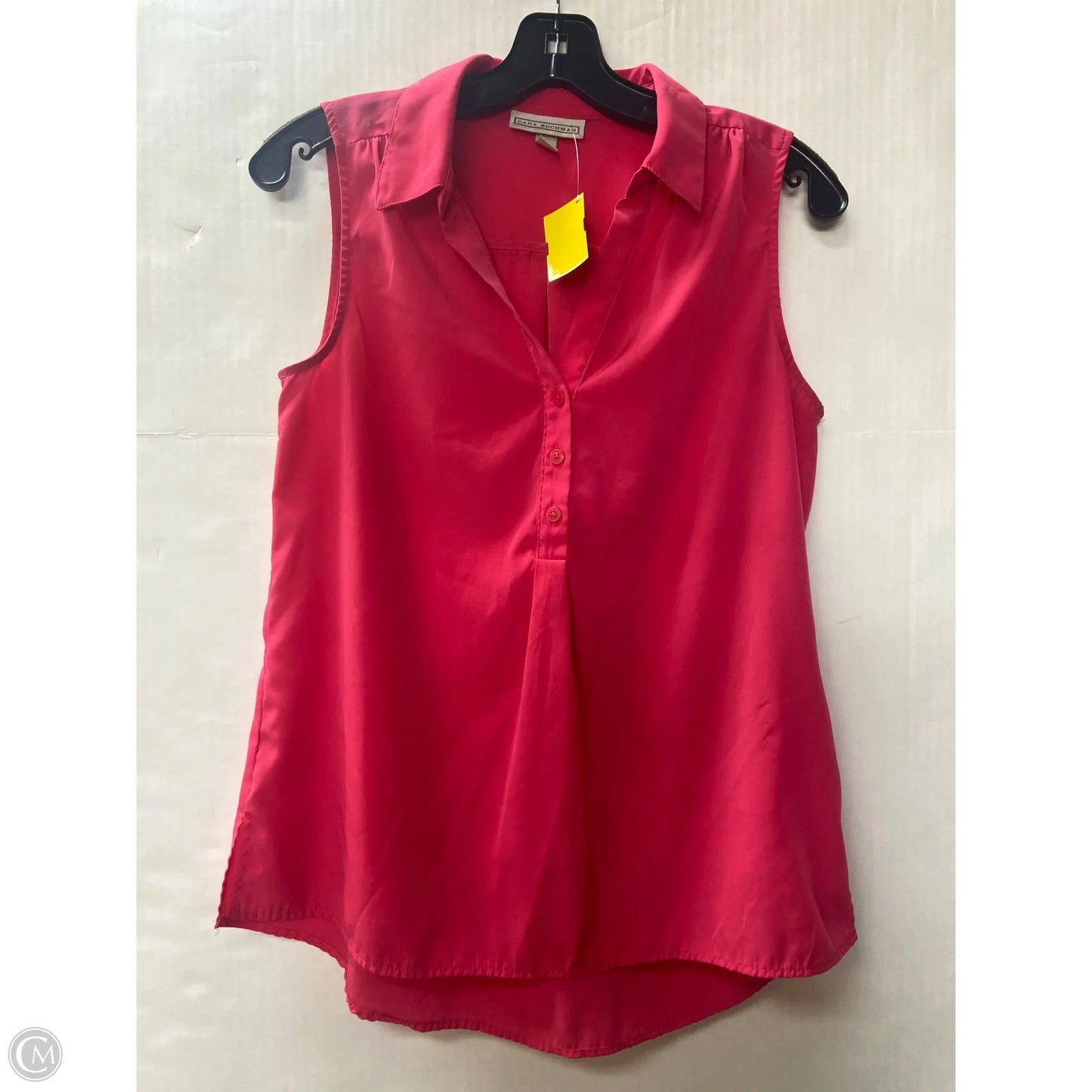 Top Sleeveless By Dana Buchman In Pink, Size: S