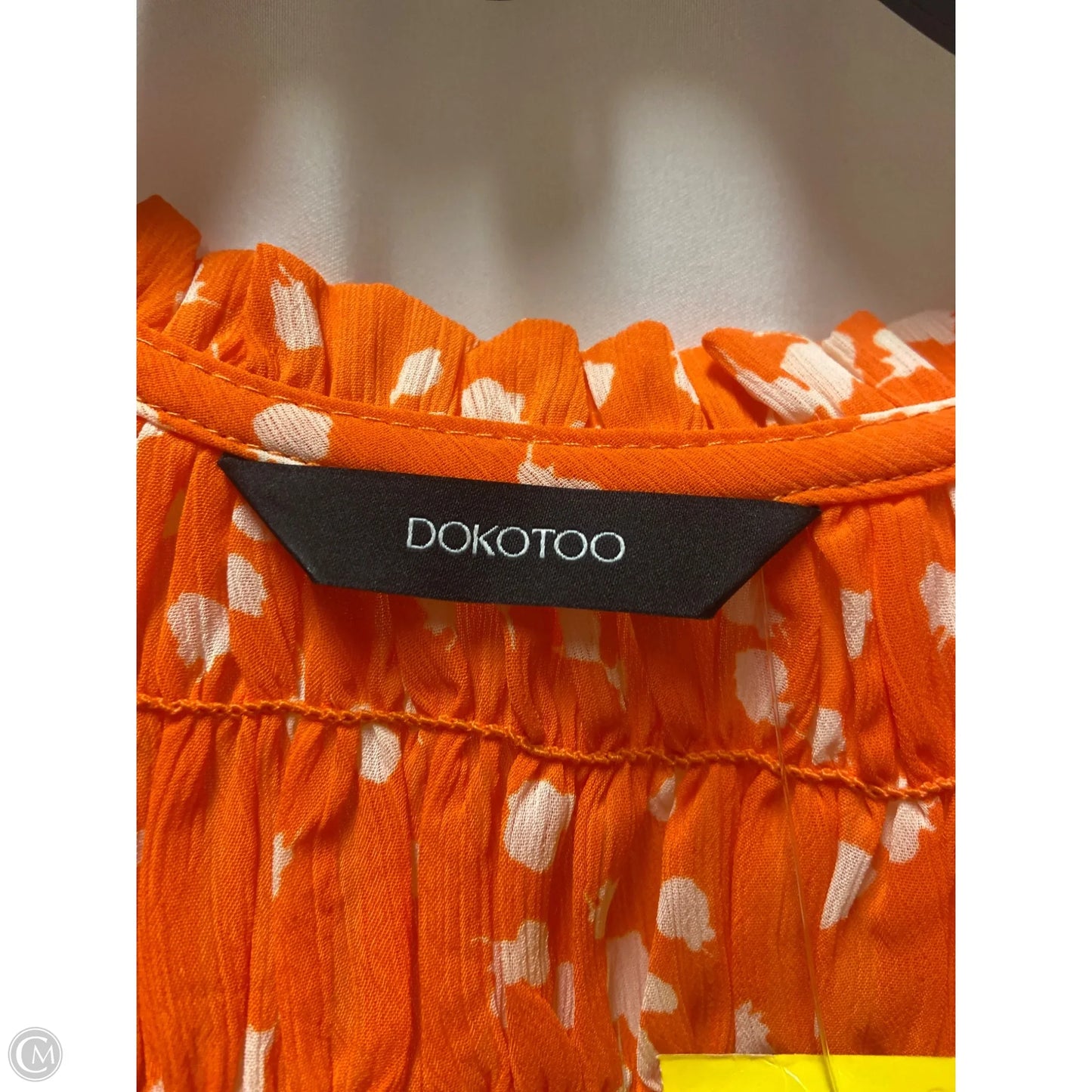 Top Sleeveless By Dokotoo In Orange, Size: Xl