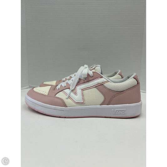 Shoes Athletic By Vans In Pink, Size: 9.5