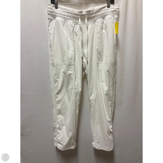 Athletic Pants By Lululemon In White, Size: 10