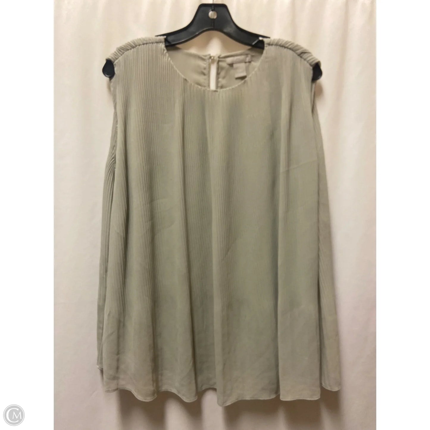 Top Sleeveless By H&m In Taupe, Size: L