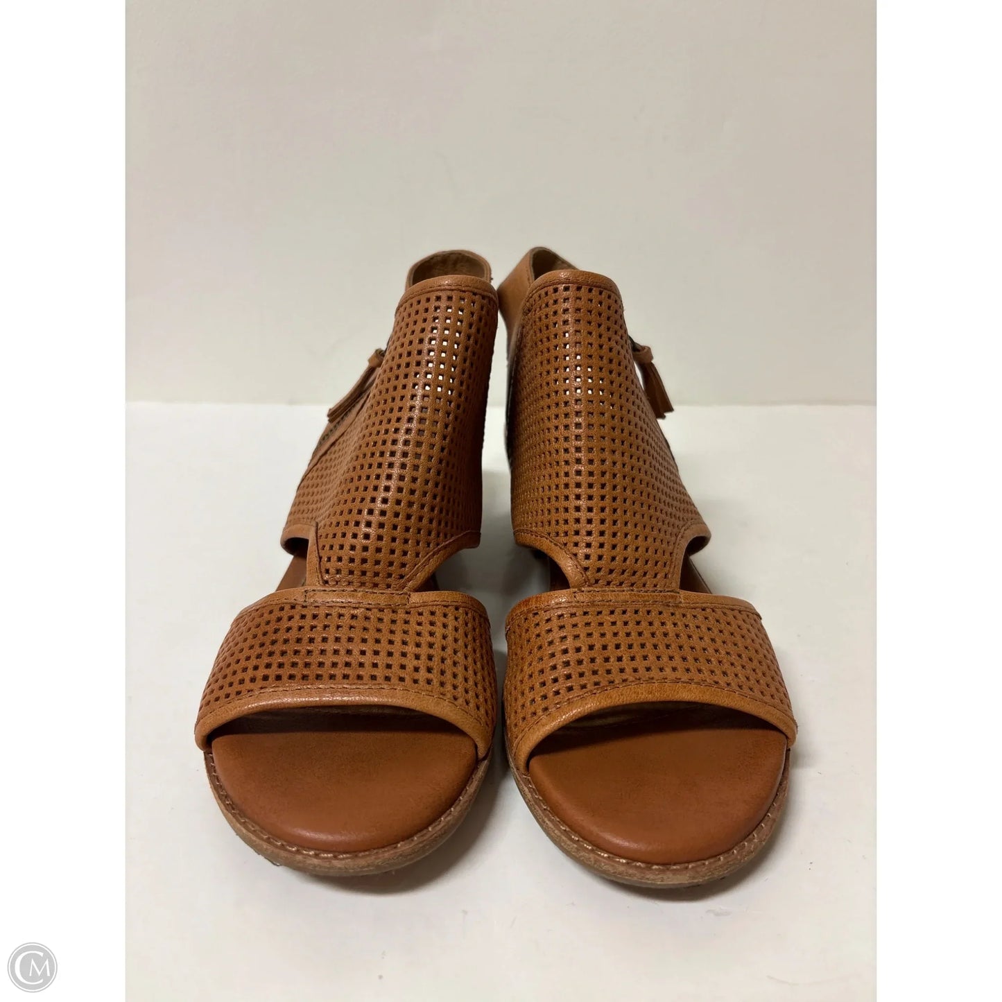 Sandals Heels Block By Sofft In Brown, Size: 9