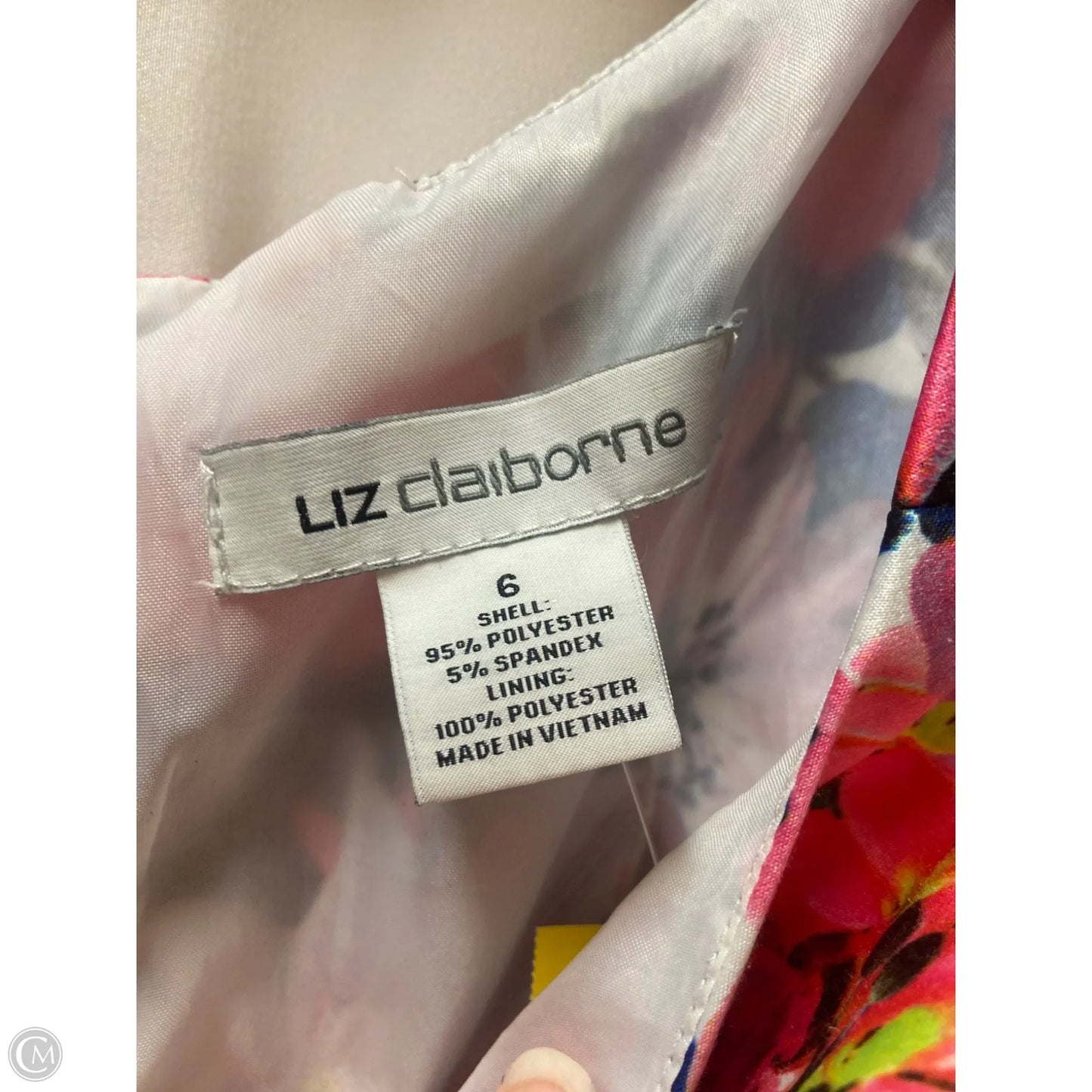 Dress Casual Midi By Liz Claiborne In Pink, Size: S