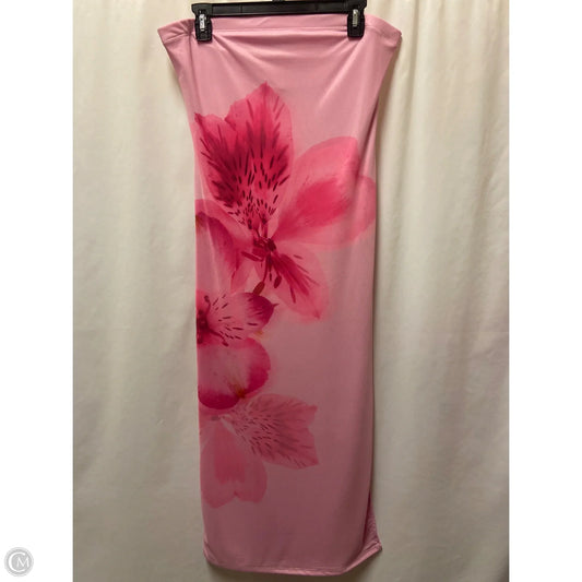 Swimwear Cover-up By Madden Girl In Pink, Size: Xl