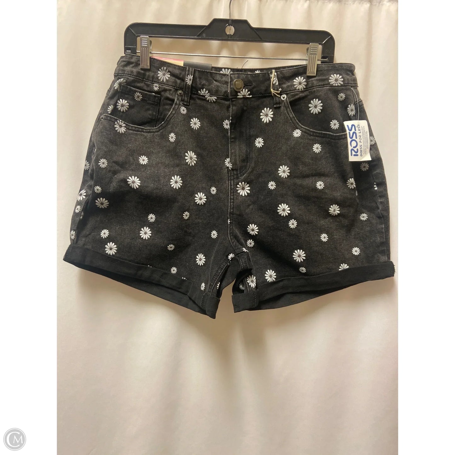 Shorts By Clothes Mentor In Black Denim, Size: 14