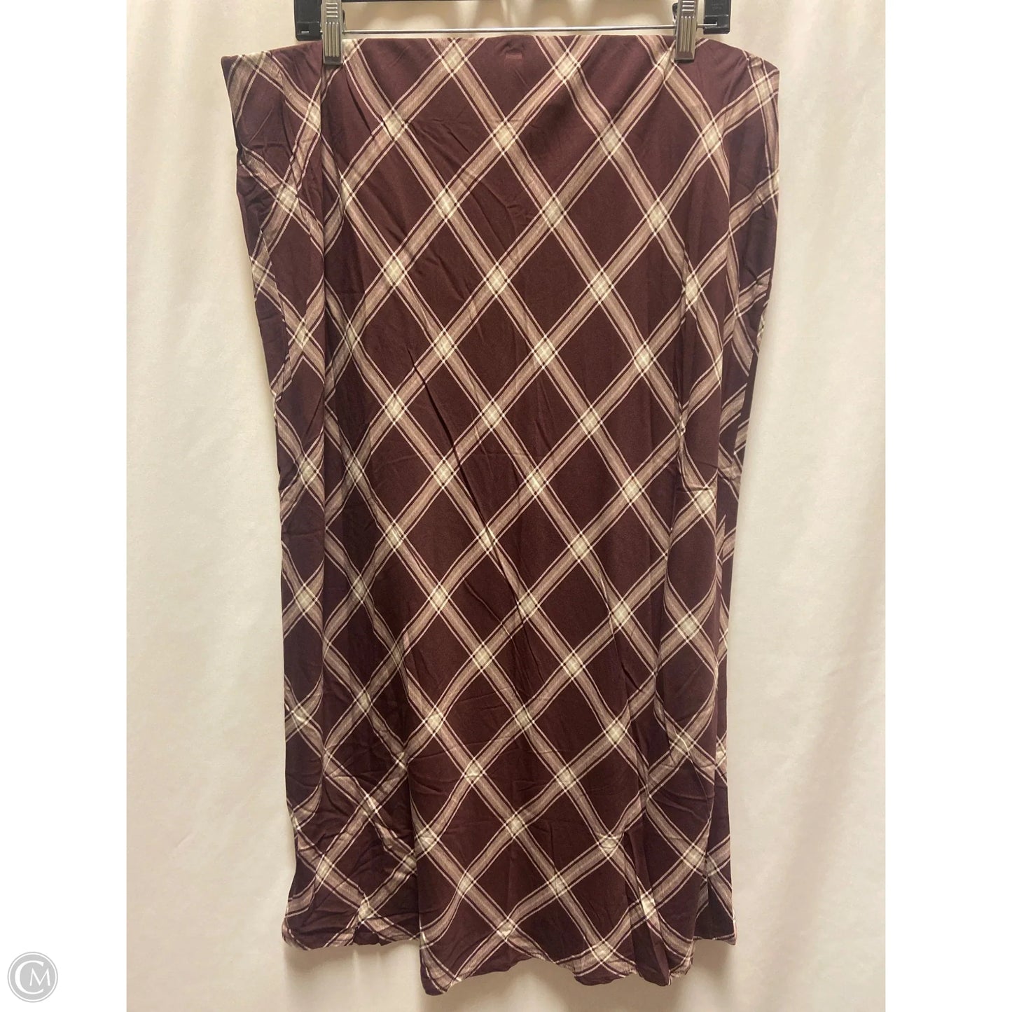 Skirt Midi By Torrid In Plaid Pattern, Size: 1x