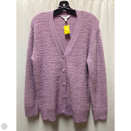 Cardigan By Time And Tru In Purple, Size: S