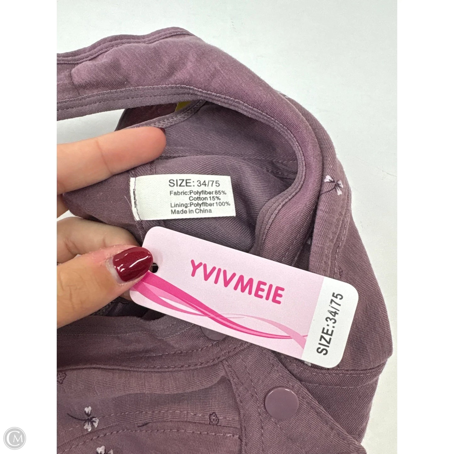 Bra By Clothes Mentor In Purple, Size: S