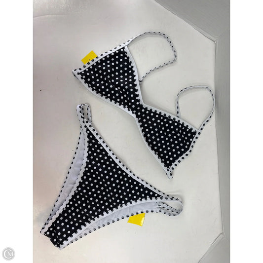 Swimsuit 2pc By Clothes Mentor In Black & White, Size: M