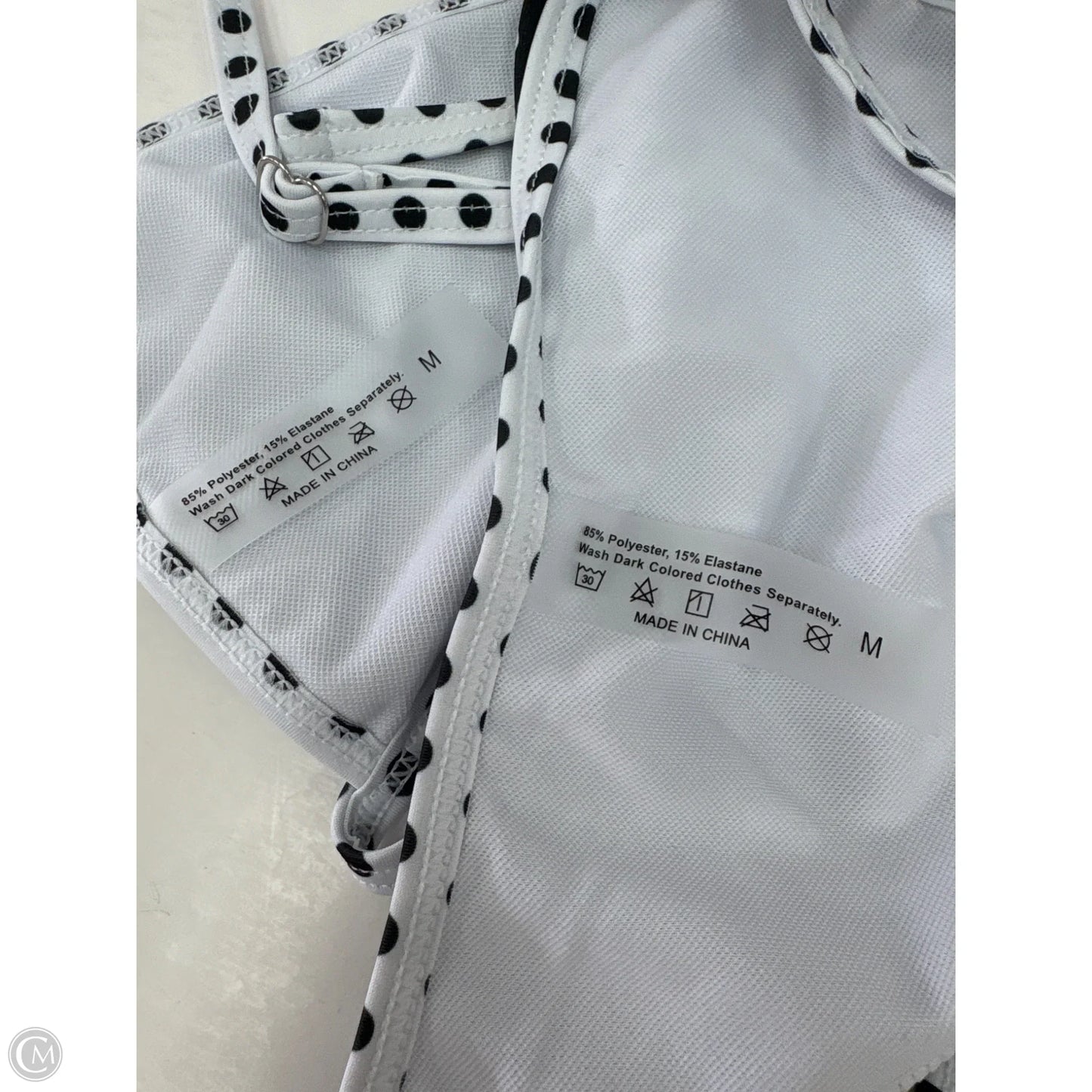 Swimsuit 2pc By Clothes Mentor In Black & White, Size: M