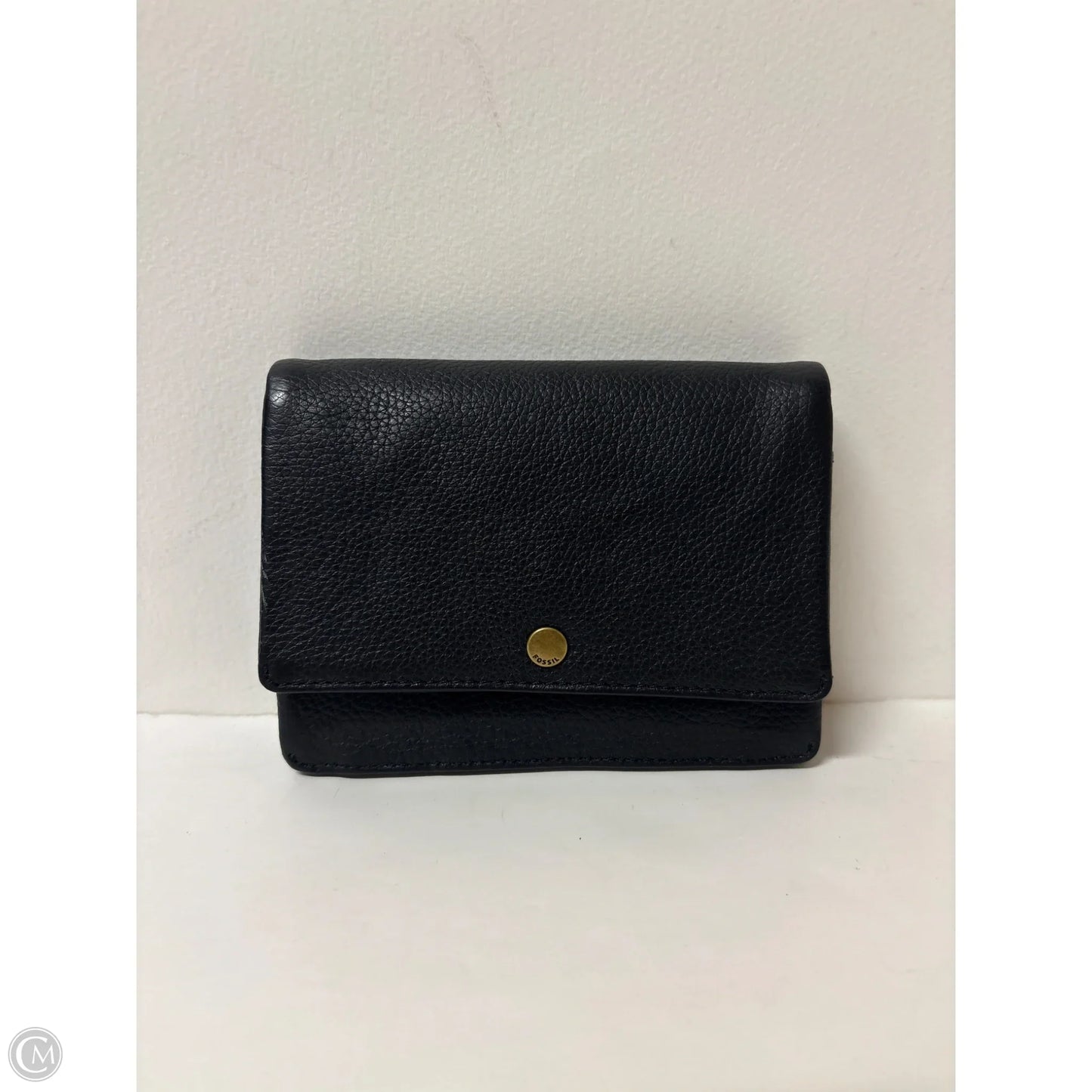 Wallet Leather By Fossil, Size: Medium
