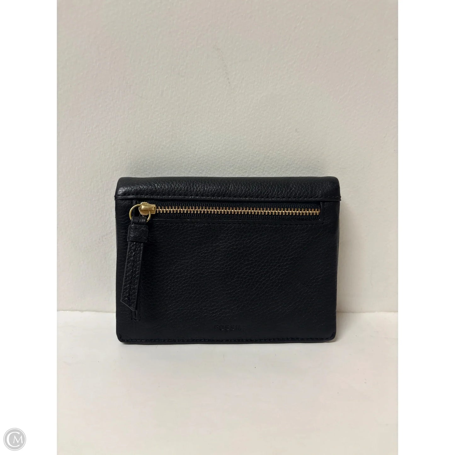 Wallet Leather By Fossil, Size: Medium