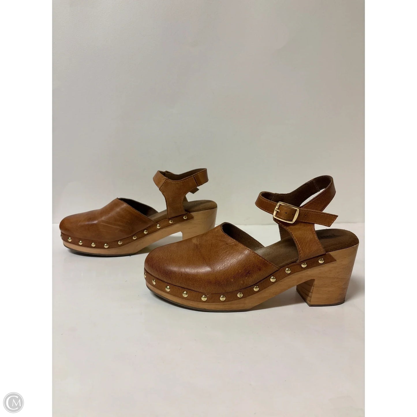 Shoes Heels Block By Diba In Brown, Size: 9.5