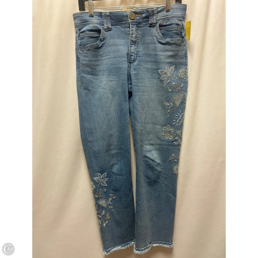 Jeans Straight By Democracy In Blue Denim, Size: 8