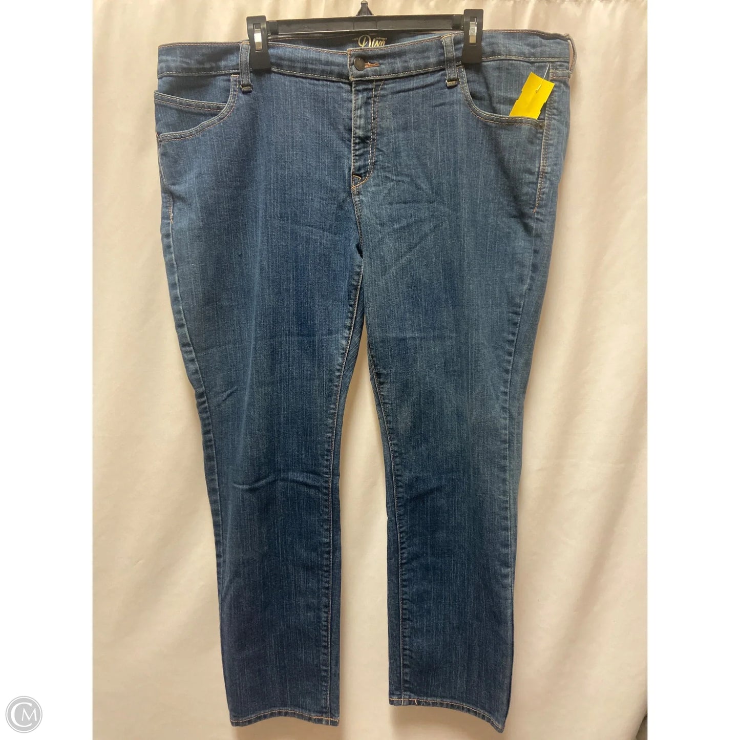 Jeans Straight By Old Navy In Blue Denim, Size: 20