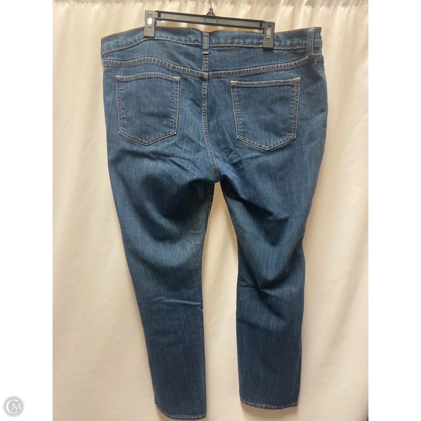 Jeans Straight By Old Navy In Blue Denim, Size: 20