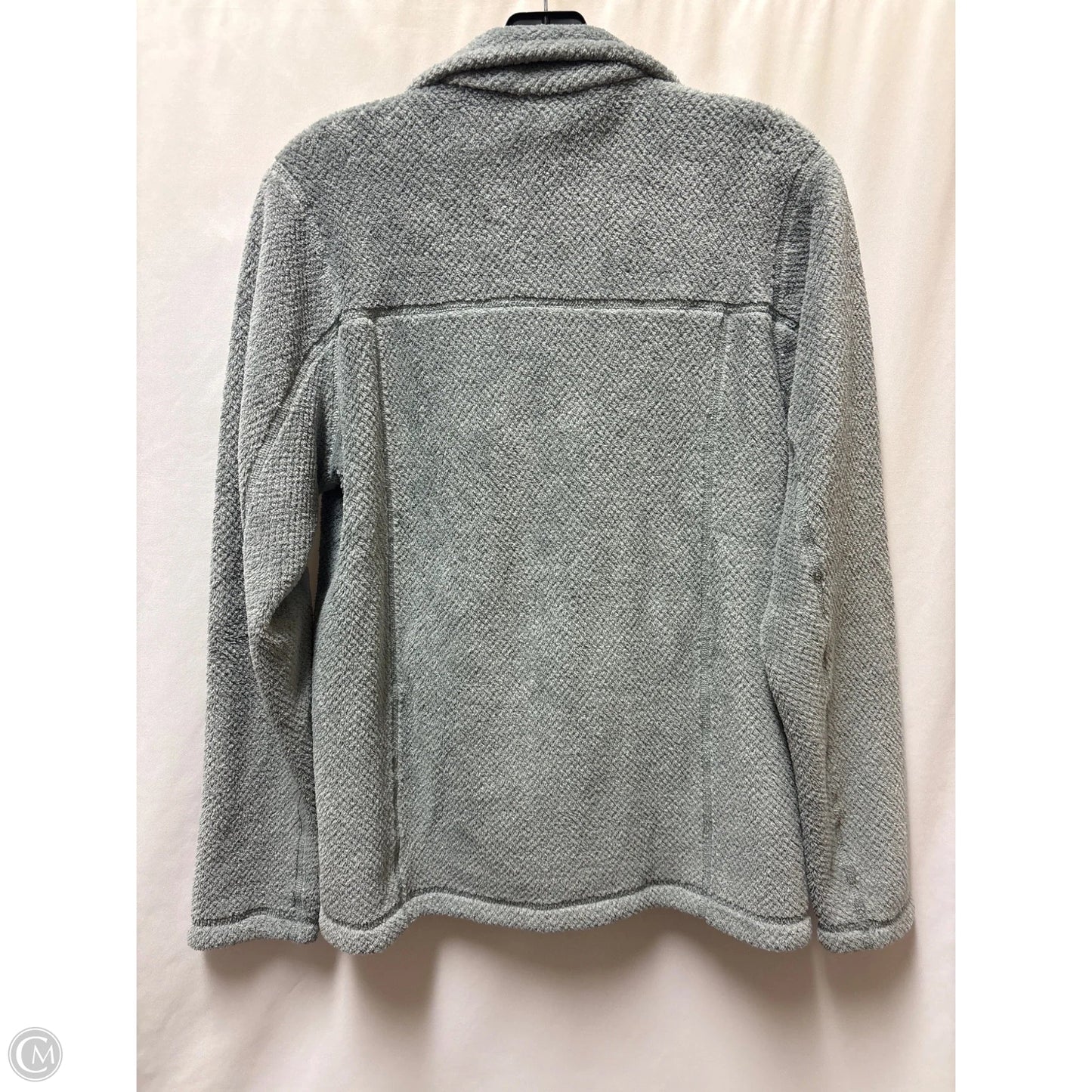 Jacket Shirt By Patagonia In Grey, Size: M