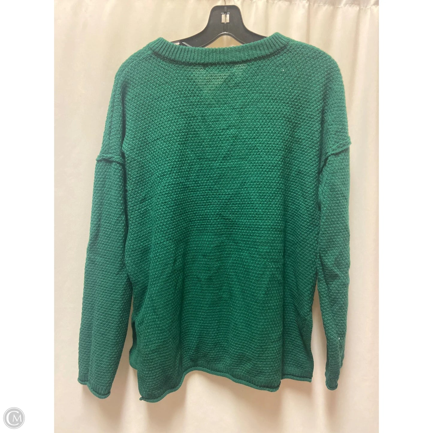 Sweater By Zenana In Green, Size: L