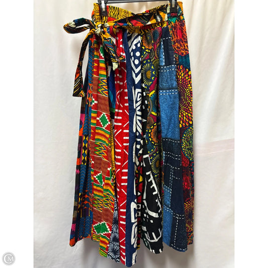 Skirt Maxi By Clothes Mentor In Multi-colored, Size: Xl