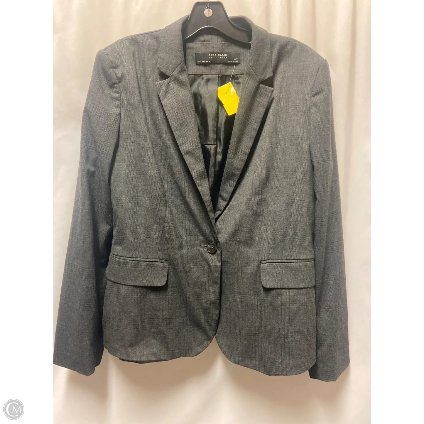Pants Suit 2pc By Zara Basic In Grey, Size: 10