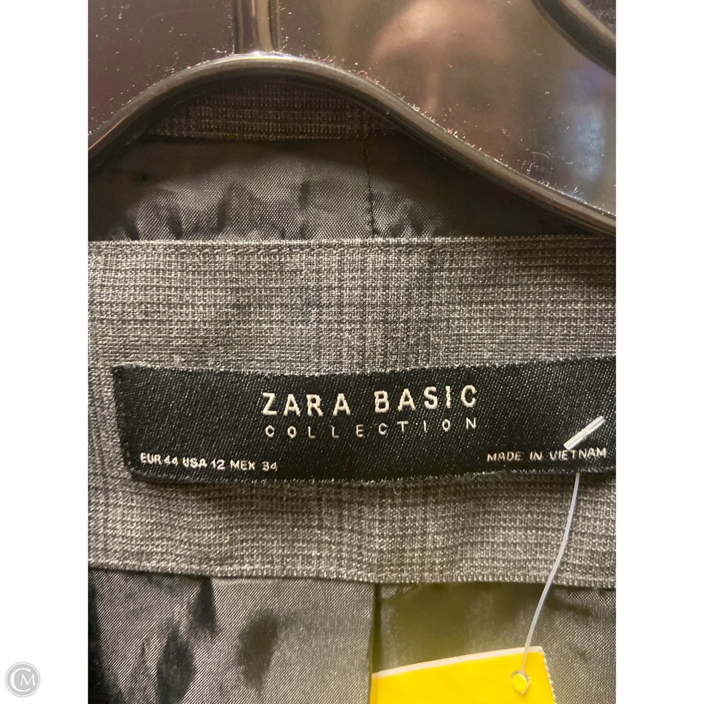 Pants Suit 2pc By Zara Basic In Grey, Size: 10