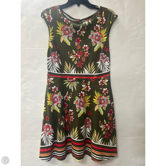 Dress Casual Midi By New York And Co In Green, Size: M