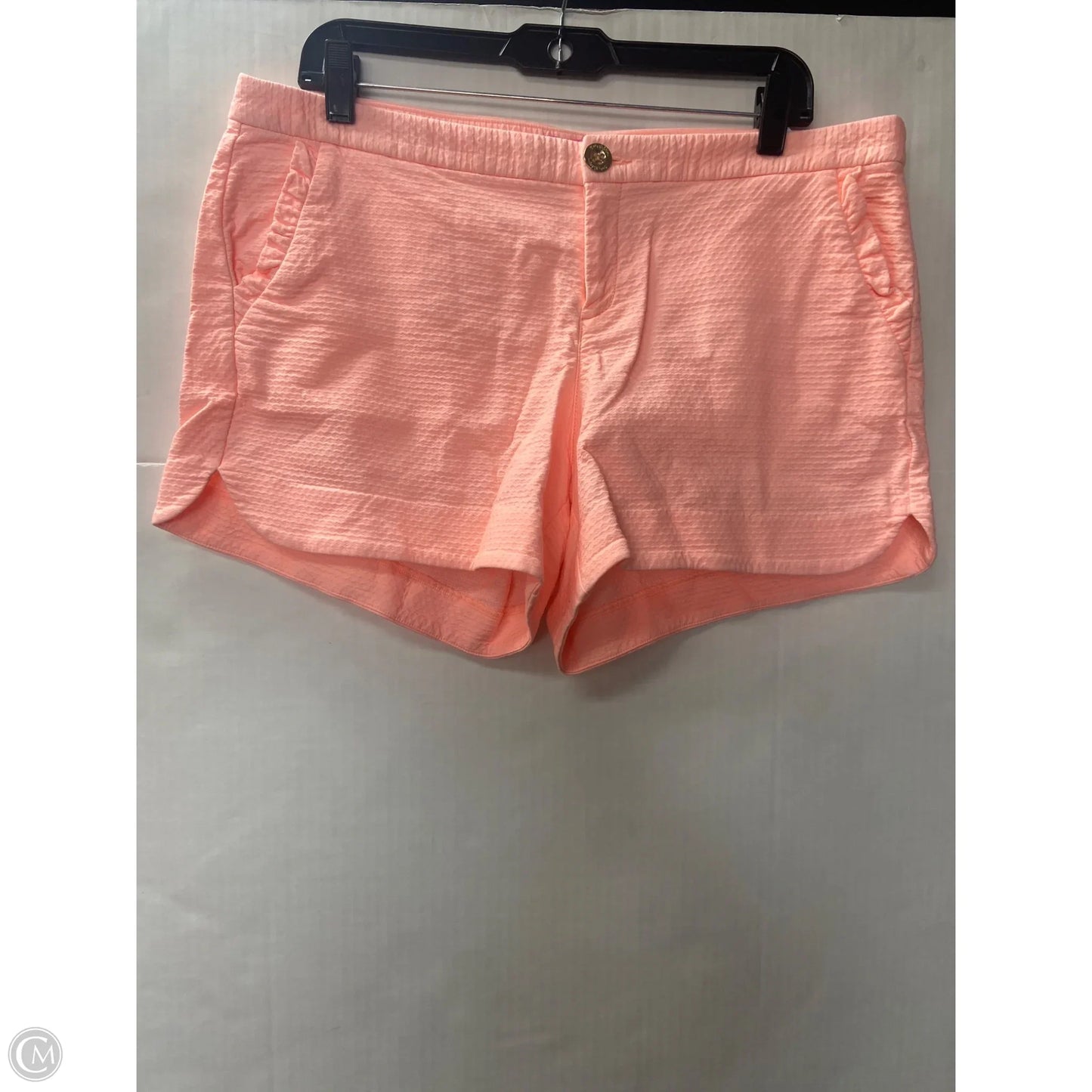 Shorts Designer By Lilly Pulitzer In Peach, Size: 12