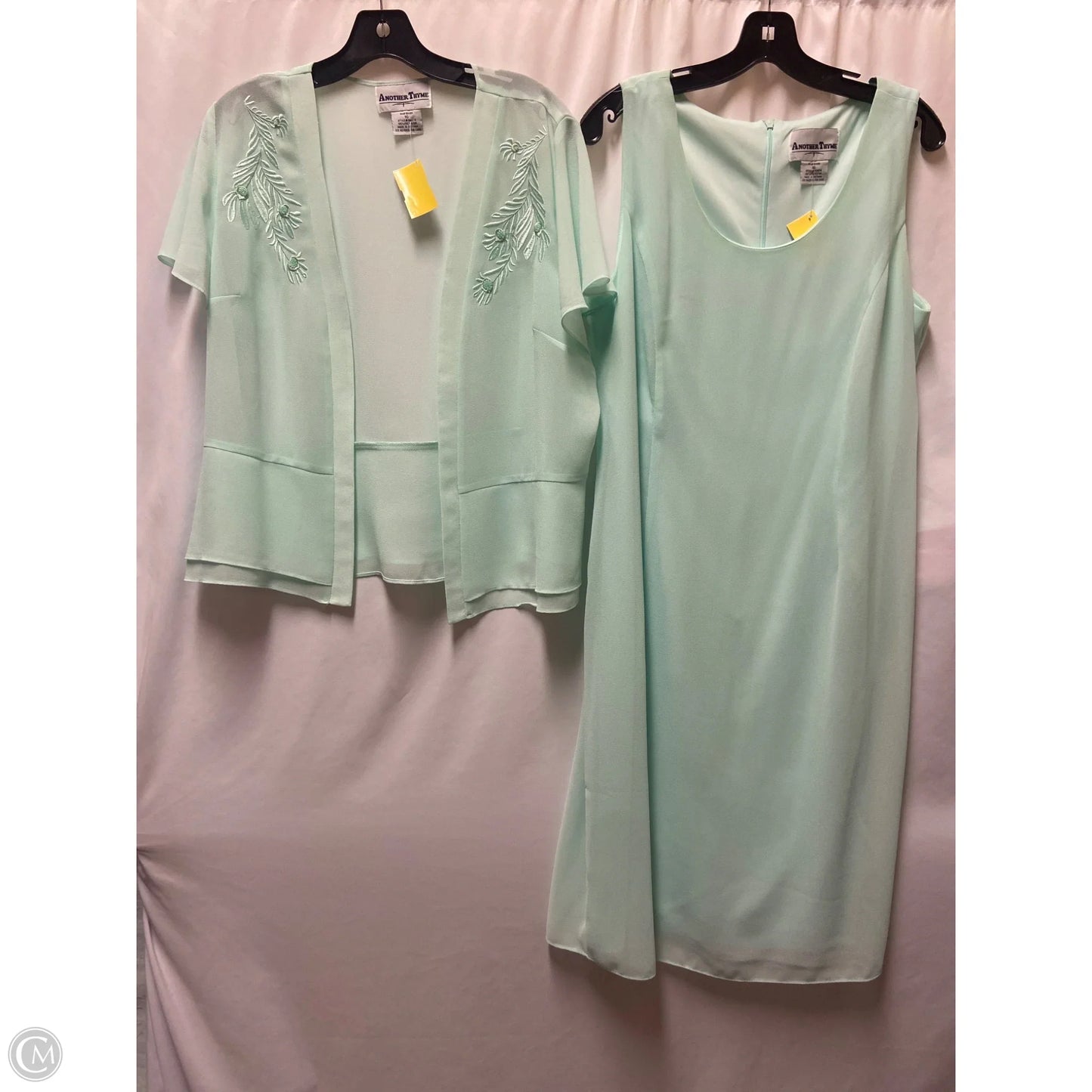 Dress Set 2pc By Another Thyme In Green, Size: Xl