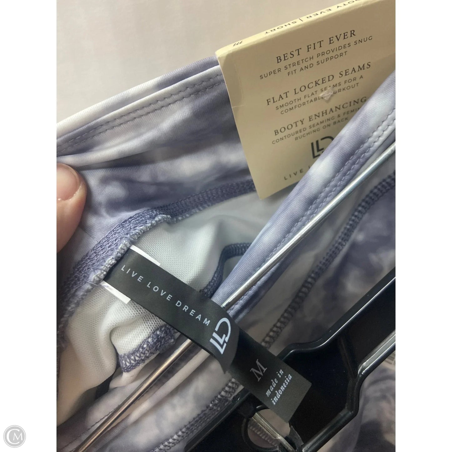 Athletic Shorts By Live Love Dream In Purple, Size: M