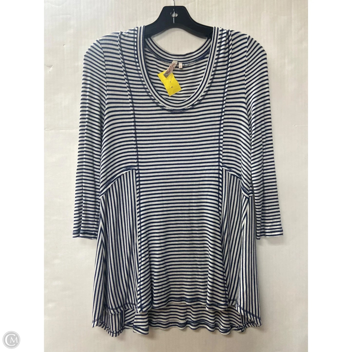 Top 3/4 Sleeve By Red Camel In Blue, Size: Xs