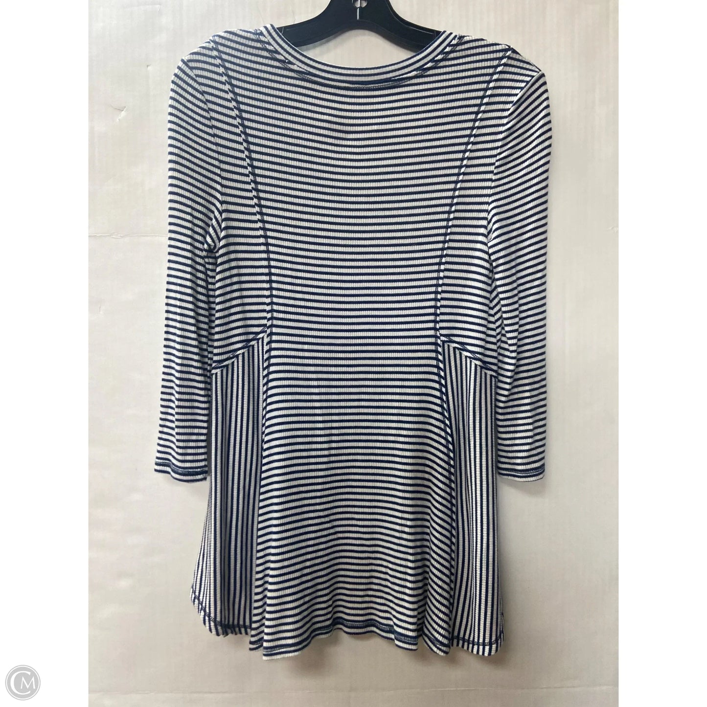 Top 3/4 Sleeve By Red Camel In Blue, Size: Xs