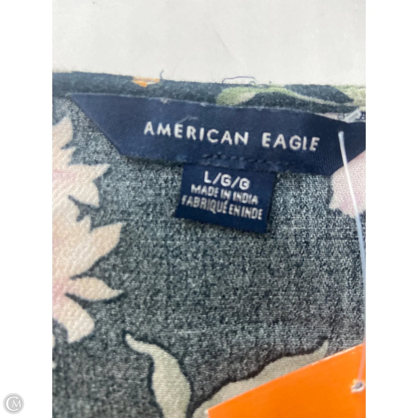 Top Long Sleeve By American Eagle In Black, Size: L